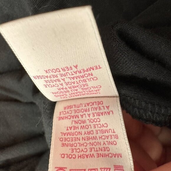 Victoria's Secret Black Sleeveless Dress Racer Back Jersey Dress with knotted - Picture 6 of 7